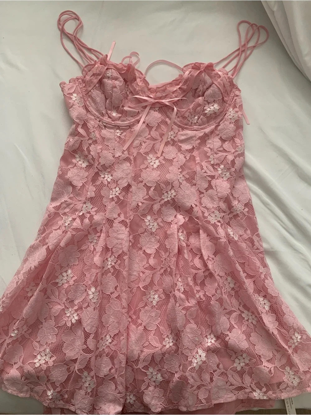 for love and lemons pink lace mini dress For Love And Lemons | Dresses | For Love Lemons Pink Lace Kate Mini Dress  Size Xl Nwt